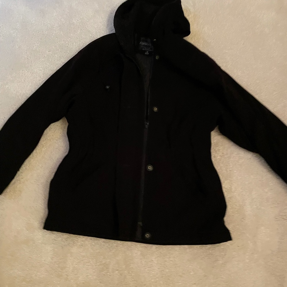 Black Winter Car Coat
